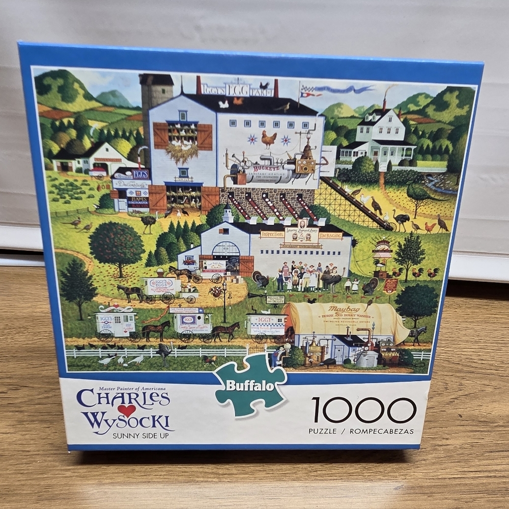 Charles Wysocki "Sunny Side Up" 1,000 Piece Jigsaw Puzzle by Buffalo Games